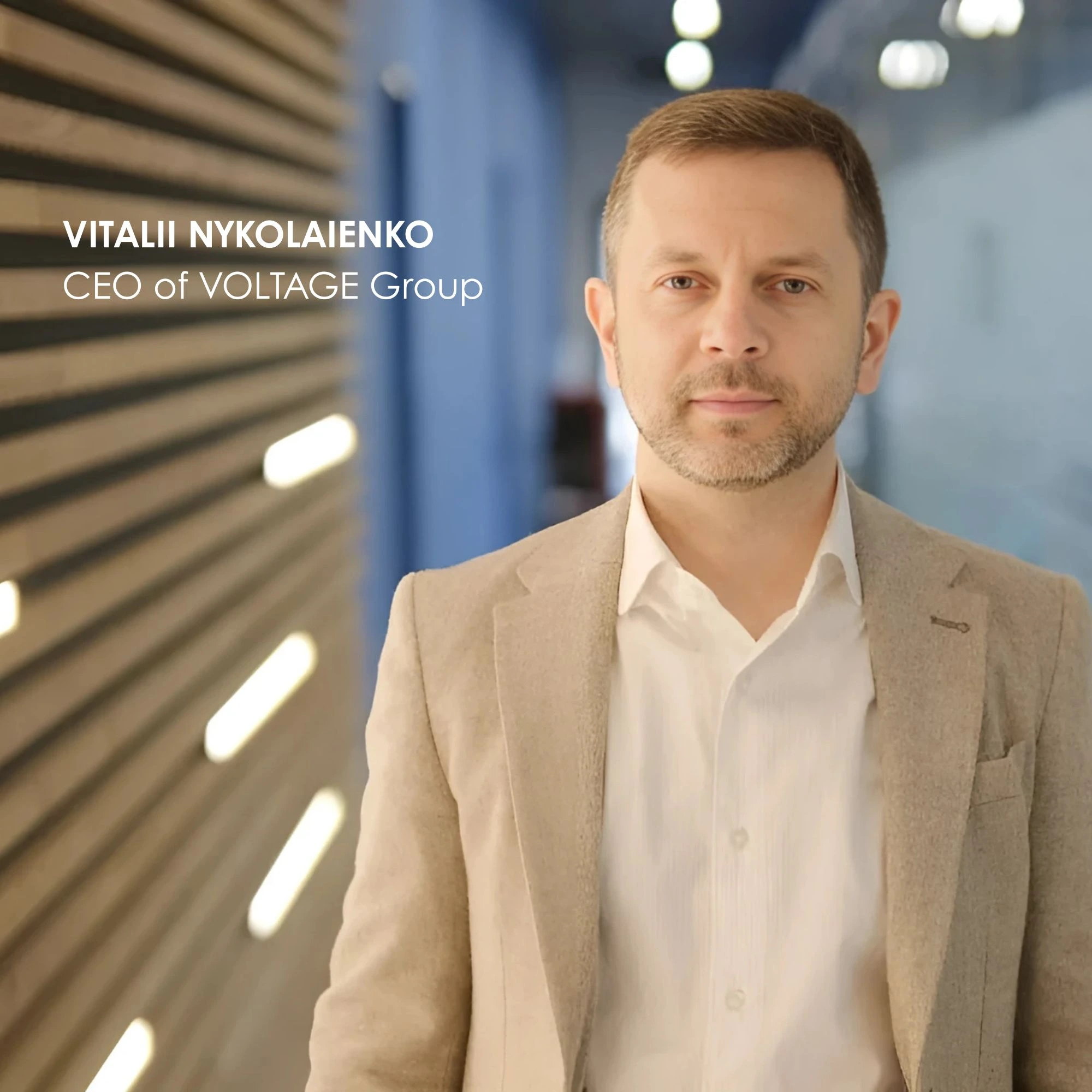 Vitalii Nykolaienko, CEO of VOLTAGE Group