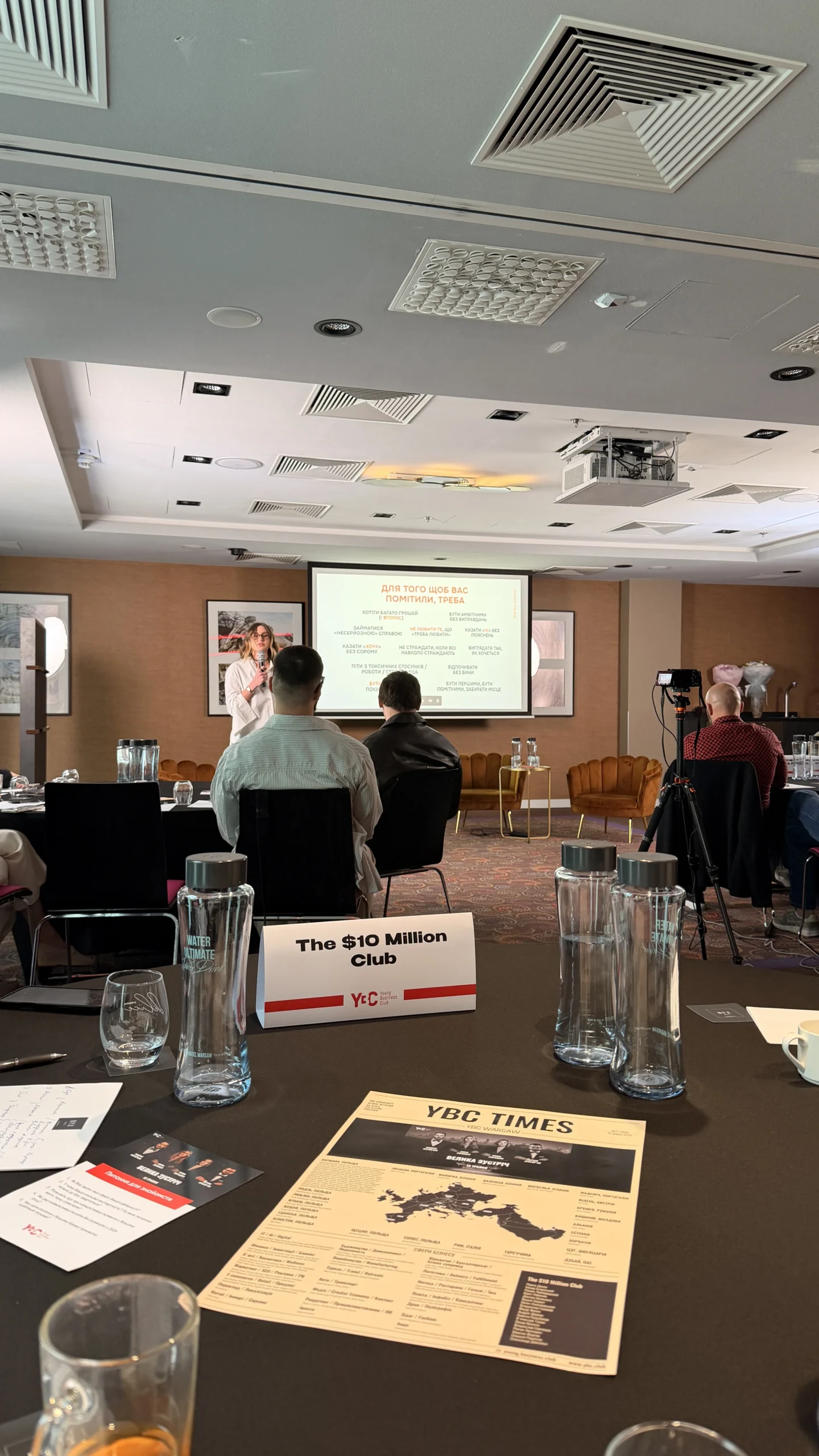 Виступ Аніти Соловей на зустрічі Young Business Club Warsaw — слайд про побудову особистого бренду