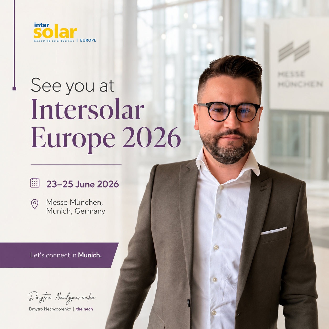 Dima V. Nechyporenko, the nech, Intersolar