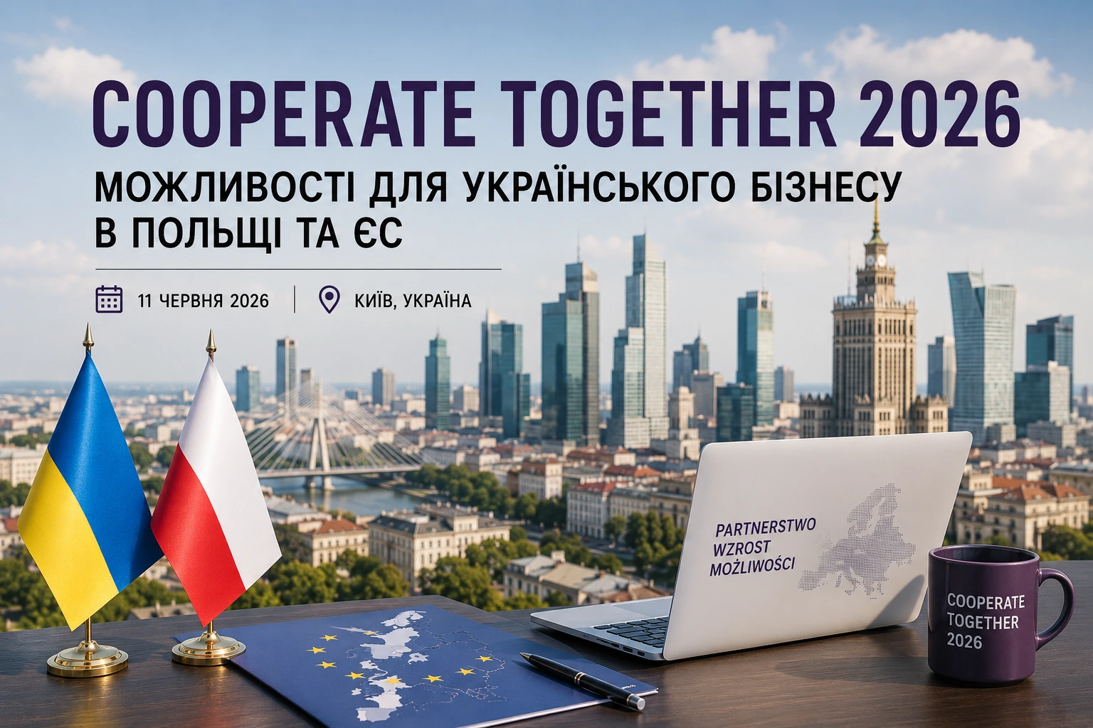 Cooperate Together 2026 у Києві: можливості для українського бізнесу в Польщі та ЄС